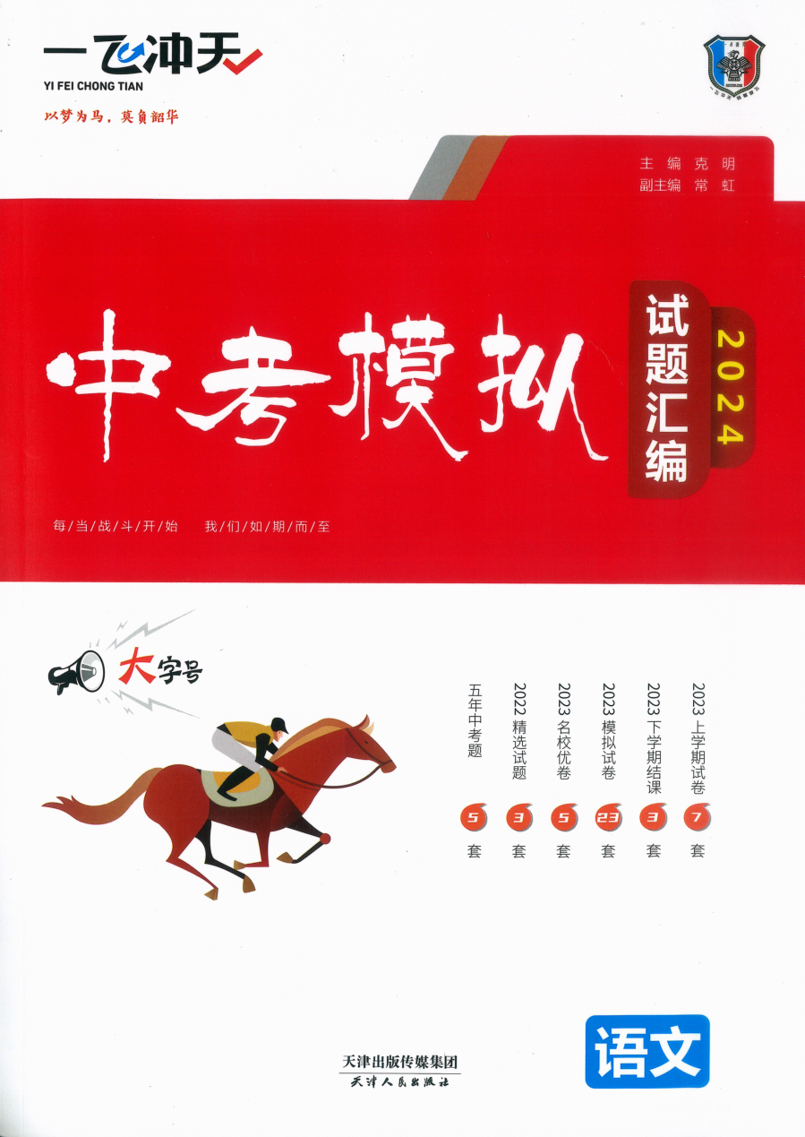 2024版 一飞冲天中考模拟试题汇编 语文.pdf 第 1 页